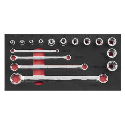 Premier TRX-Star* TRX-Star* Socket & Spanner Set 3/8"Sq Drive 16pc