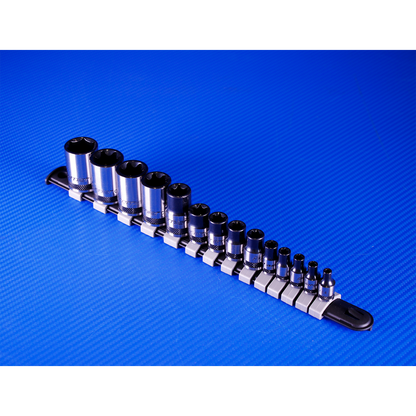Premier Black TRX-Star* Socket Set 1/4", 3/8" & 1/2"Sq Drive E4-E24 14pc