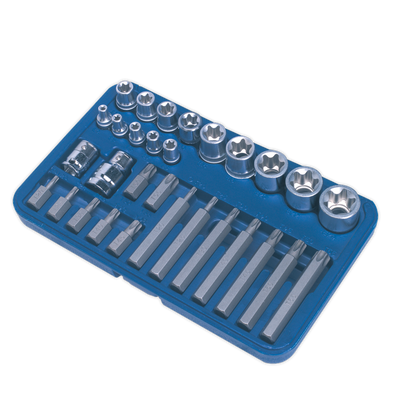 Premier TRX-Star* Socket & Bit Set 1/4", 3/8" & 1/2"Sq Drive 30pc