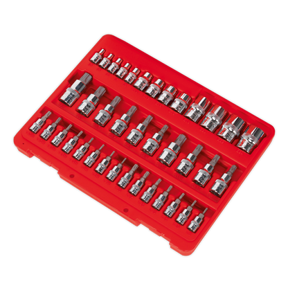 Premier TRX-Star* Socket & Security Socket Bit Set 1/4", 3/8" & 1/2"Sq Drive 38pc