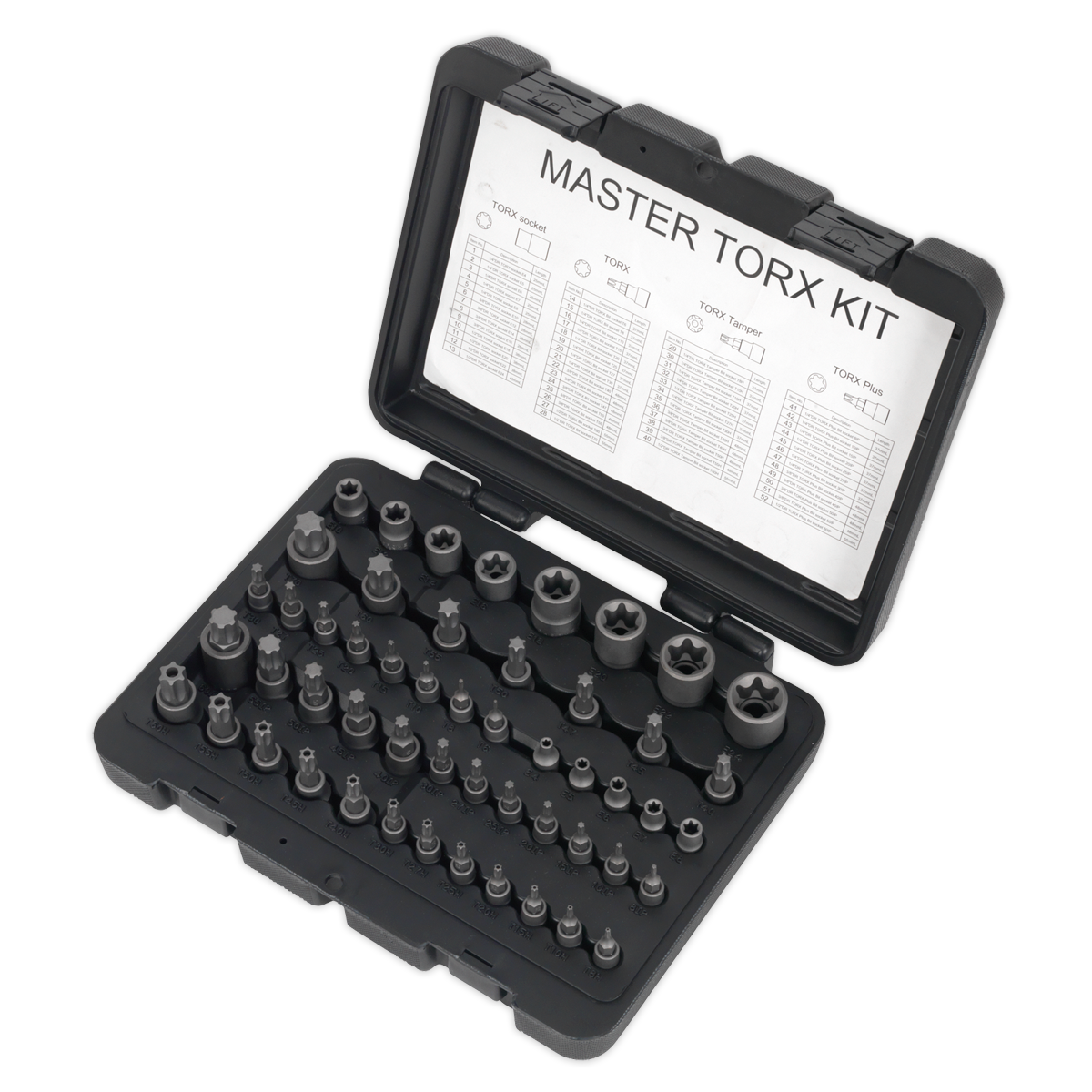 Premier TRX-Star* Master Socket Set 52pc 1/4", 3/8" & 1/2"Sq Drive 52pc