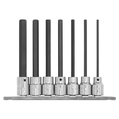 Premier Hex Socket Bit Set 3/8"Sq Drive 110mm 7pc