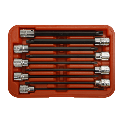 Premier TRX-Star* Socket Bit Set 3/8"Sq Drive 150mm 9pc