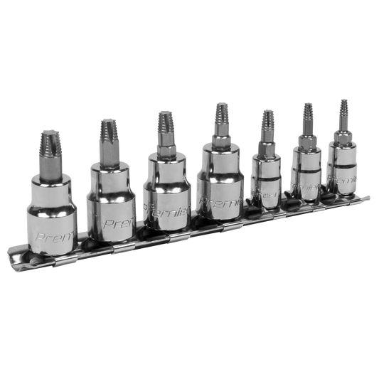 Premier Lock-On™ TRX-Star* Socket Bit Set 1/4" & 3/8"Sq Drive 7pc