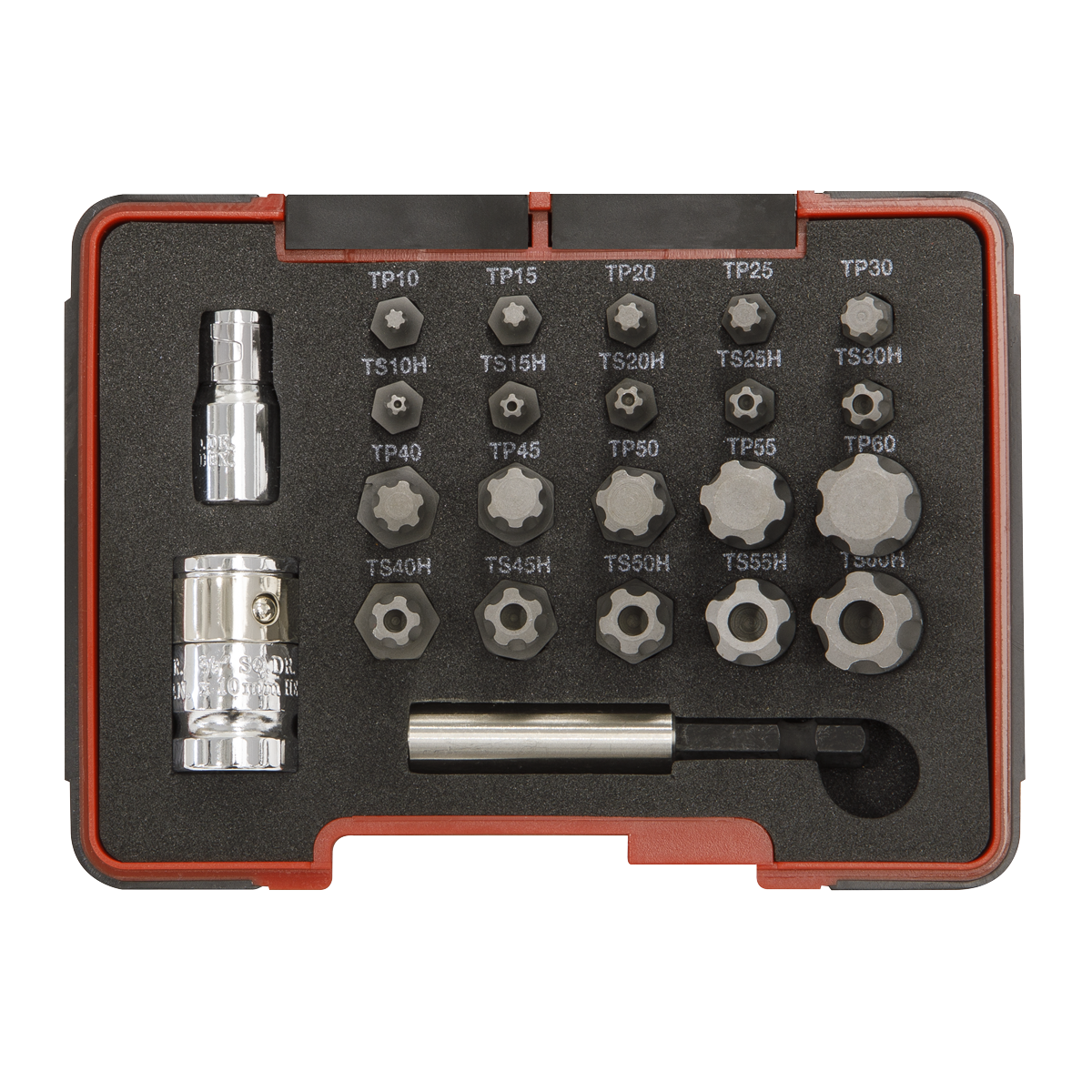 Premier TRX-P* & TRX-TS* Security Bit Set 1/4" & 3/8"Sq Drive 23pc