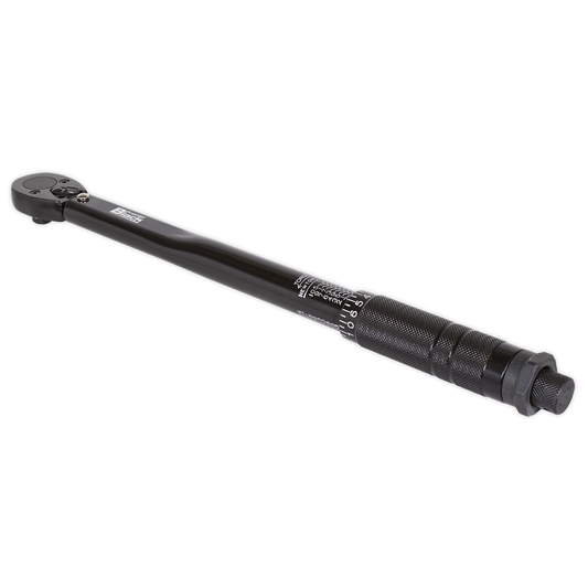 Premier Black Calibrated Micrometer Torque Wrench 3/8"Sq Drive