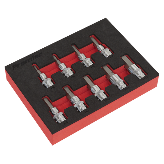 Premier Hex Socket Bit Set 3/8"Sq Drive 9pc