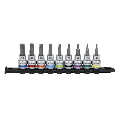 Premier Platinum TRX-Star* Socket Bit Set 3/8"Sq Drive 9pc