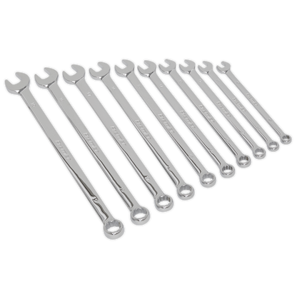 Premier Extra-Long Combination Spanner Set 10pc