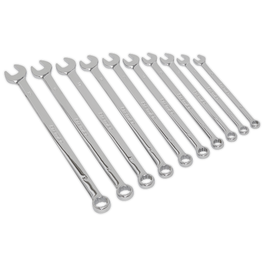 Premier Extra-Long Combination Spanner Set 10pc