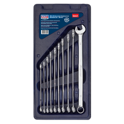 Premier Extra-Long Combination Spanner Set 10pc