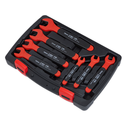 Premier Insulated Open-End Spanner Set 7pc - VDE Approved