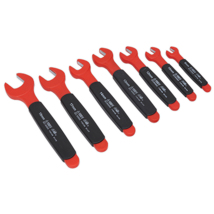 Premier Insulated Open-End Spanner Set 7pc - VDE Approved