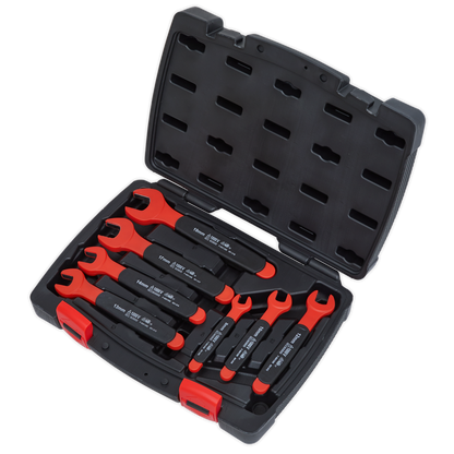 Premier Insulated Open-End Spanner Set 7pc - VDE Approved