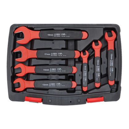 Premier Insulated Open-End Spanner Set 7pc - VDE Approved