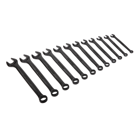 Premier Black Combination Spanner Set