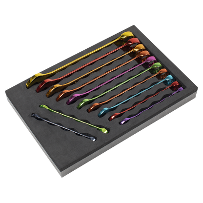 Premier Multi-Coloured Combination Spanner Set 12pc