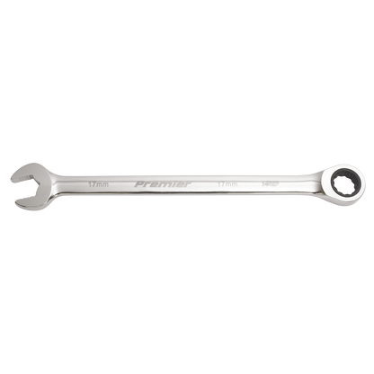 Premier Extra-Long Combination Ratchet Spanner Set 10pc