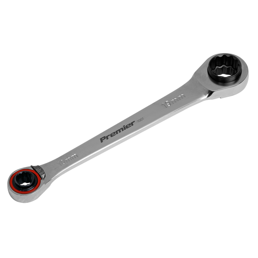 Premier Platinum 4-in-1 Reversible Ratchet Ring Spanner