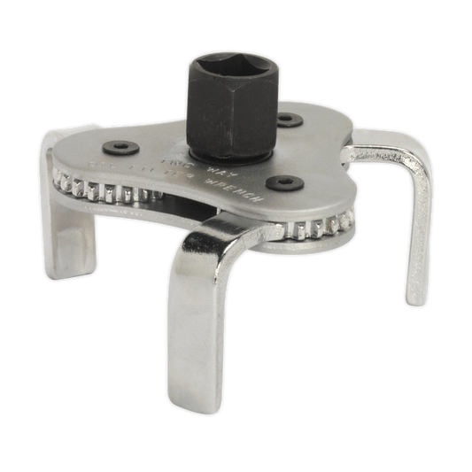 Oil Filter Claw Wrench 3/8" & 1/2"Sq Drive 63-103mm Capacity