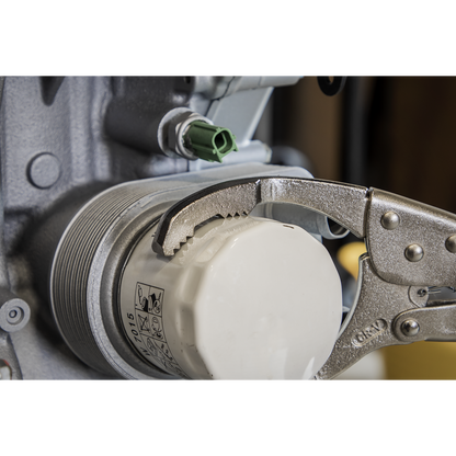 Angled Oil Filter Locking Pliers 45-130mm Capacity