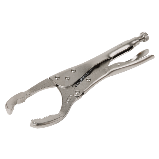 Angled Oil Filter Locking Pliers 45-130mm Capacity