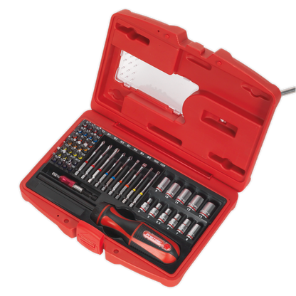 Premier Fine Tooth Ratchet Screwdriver & Accessory Set 51pc