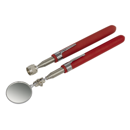 Premier Telescopic Magnetic Pick-Up & Mirror Set 2pc