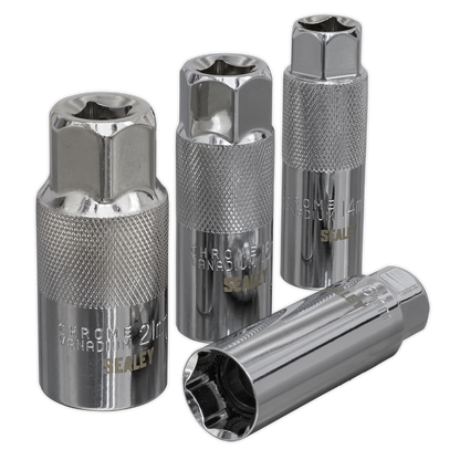 Spark Plug Socket Set 3/8"Sq Drive 4pc