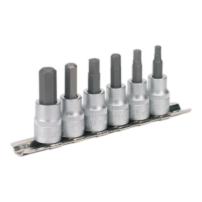 Premier Hex Key Socket Bit Set 3/8"Sq Drive 6pc