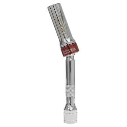 Spark Plug Socket with Universal Joint 3/8"Sq Drive 12-Point 150 x 14mm