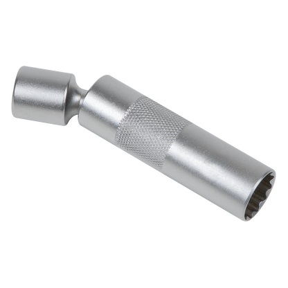 Spark Plug Socket with Universal Joint 3/8"Sq Drive 12-Point 16mm
