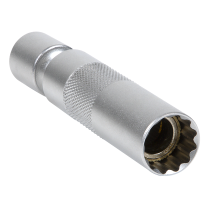 Spark Plug Socket with Universal Joint 3/8"Sq Drive 12-Point 16mm