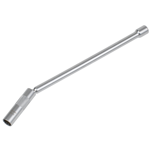 Spark Plug Socket with Universal Joint & Extension 3/8"Sq Drive 12-Point 14mm