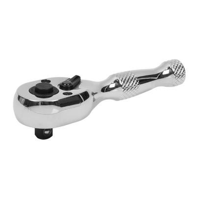 Premier Stubby Pear-Head Ratchet Wrench with Flip Reverse 1/4"Sq Drive