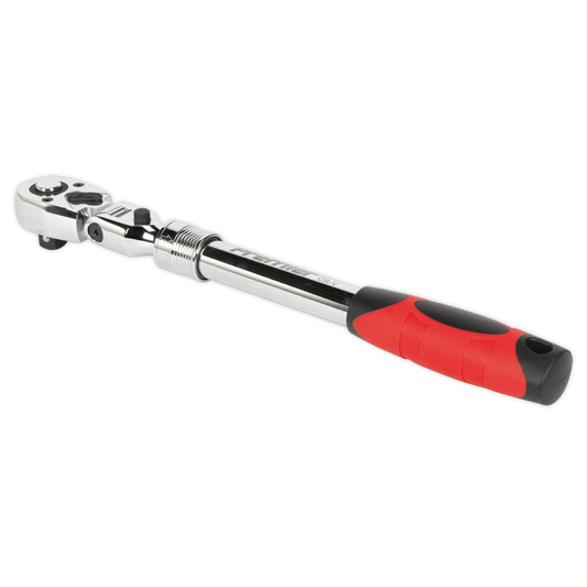 Premier Locking Flexi-Head Extendable Ratchet Wrench 1/2"Sq Drive