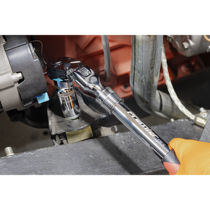 Premier Locking Flexi-Head Extendable Ratchet Wrench 1/2"Sq Drive