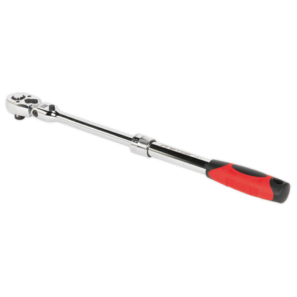 Premier Locking Flexi-Head Extendable Ratchet Wrench 1/2"Sq Drive