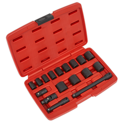 Premier Impact Socket Set 3/8"Sq Drive 17pc
