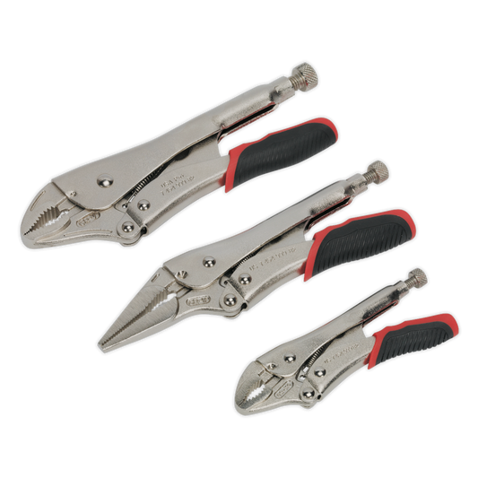 Premier Quick Release Locking Pliers Set 3pc