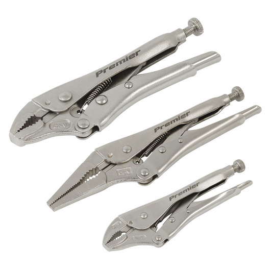 Premier Locking Pliers Set 3pc