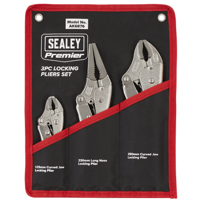 Premier Locking Pliers Set 3pc
