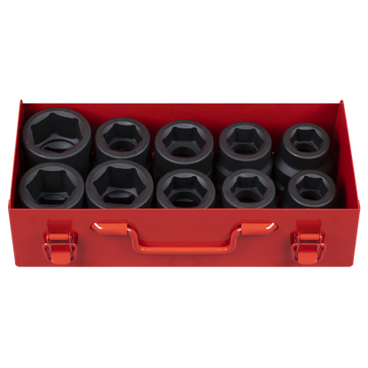 Premier Metric/Imperial Impact Socket Set 1"Sq Drive 10pc