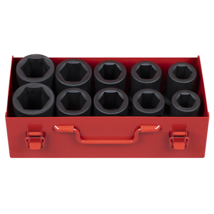 Premier Metric/Imperial Deep Impact Socket Set 1"Sq Drive 10pc