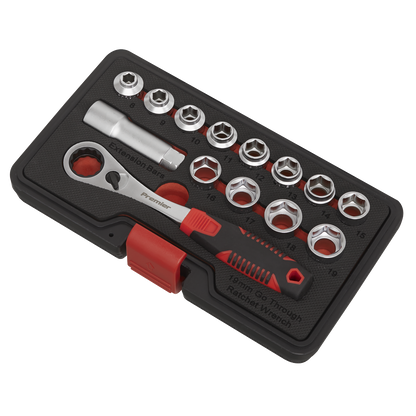 Premier Low Profile Go-Through Socket Set 14pc