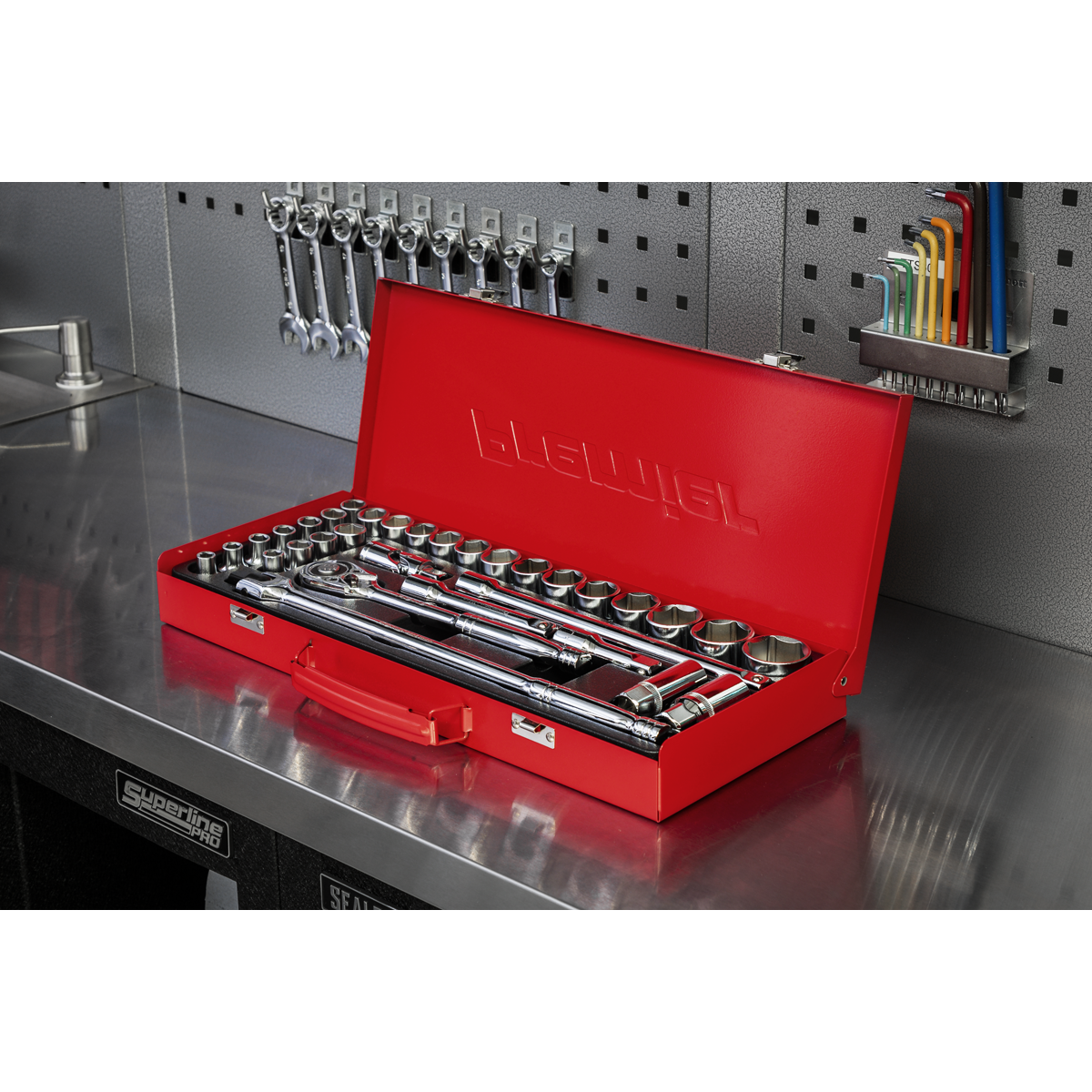Premier Metric/Imperial Socket Set 1/2"Sq Drive 32pc