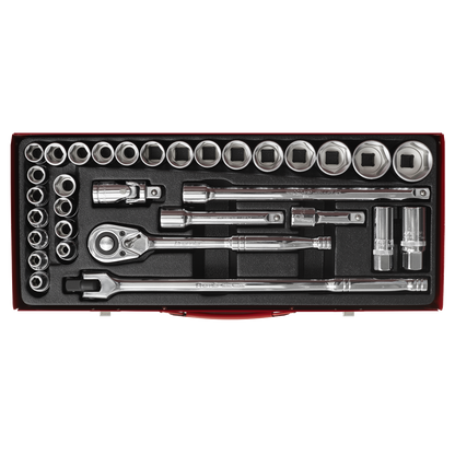 Premier Metric/Imperial Socket Set 1/2"Sq Drive 32pc