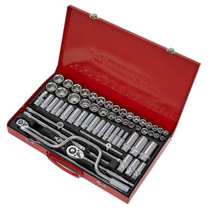 Premier Metric/Imperial/Whitworth Socket Set 3/8" & 1/2"Sq Drive 64pc