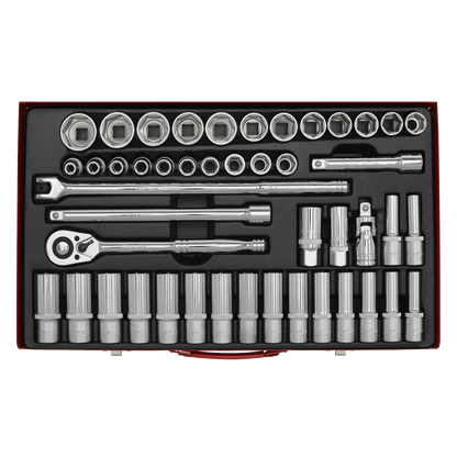Premier Socket Set 1/2"Sq Drive 46pc