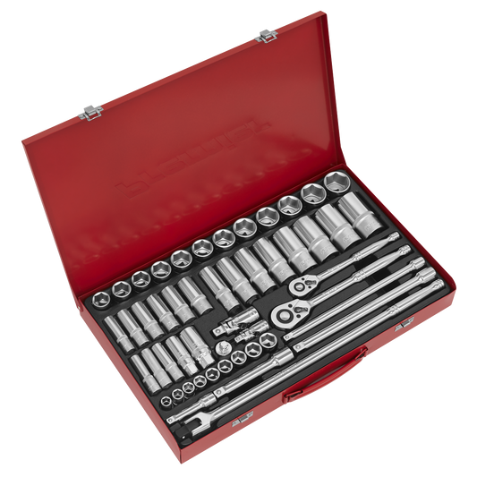 Premier Socket Set 3/8" & 1/2"Sq Drive 50pc